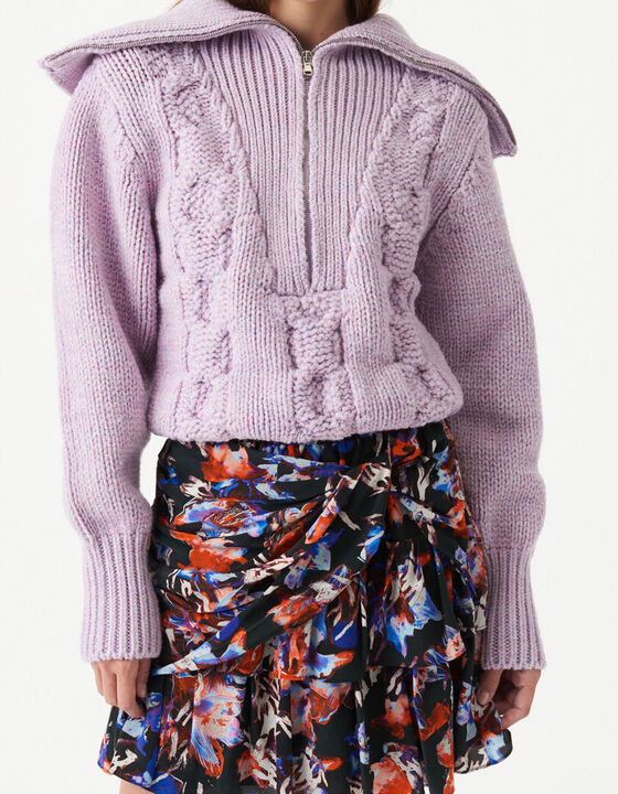 HOLEA HIGH-NECK SWEATER